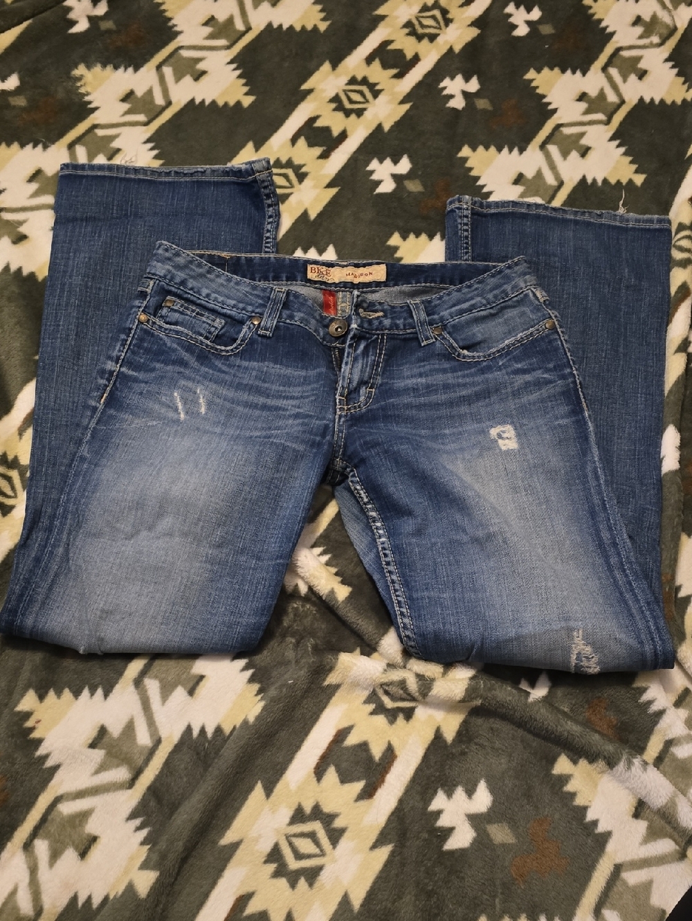 BKE Women's Medium Blue Bootcut Jeans
